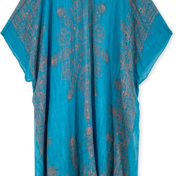 Women's Kimono Swimsuit Coverups Beach Floral Casual Cardigan Bathing Suit Cover - Picture 3 of 6